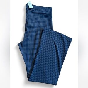 NWT Blue & Black plaid leggings